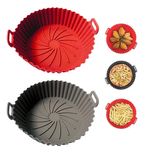 🔥¡Convierte tu Airfryer en una máquina práctica! 3 moldes de silicona: ¡ahorra y no ensucia!💰🚚 ¡Pide ahora con envío gratis y stock limitado!